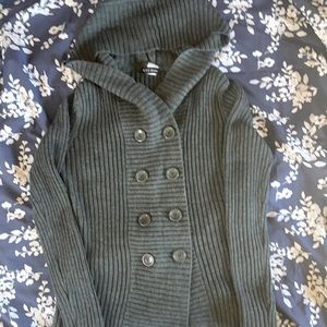 Bottom up knit jacket